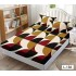 Husa de pat dublu cu elastic si 2 fete de perna 180x200cm, Pat 2 Persoane 52x80cm, MKK-027