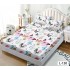 Husa de pat dublu cu elastic si 2 fete de perna 180x200cm, Pat 2 Persoane 52x80cm, MKK-038