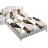 Husa de pat dublu cu elastic si 2 fete de perna 180x200cm, Pat 2 Persoane 50x70cm, MK-009