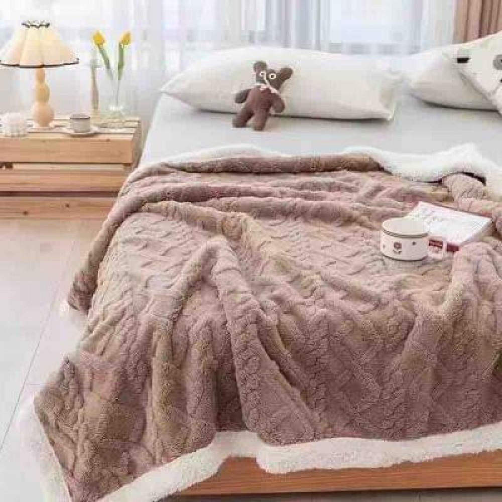 Patura CoCoLiNo cu blanita, TIP TRICOTAJ, 200x230cm, Jojo Home, MARO PATURI CU BLANITA TIP TRICOTAJ