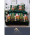 Lenjerie pat 1 PERSOANA, BUMBAC FINET, 4 piese, X-Mass Collection Jojo Home JC1P13