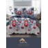 Lenjerie pat 1 PERSOANA, BUMBAC FINET, 4 piese, X-Mass Collection Jojo Home JC1P17