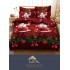 Lenjerie pat 1 PERSOANA, BUMBAC FINET, 4 piese, X-Mass Collection Jojo Home JC1P19