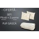 SET Pilota +2 perne 70x70 din puf de gasca-SPPG2 PACHETE PROMO