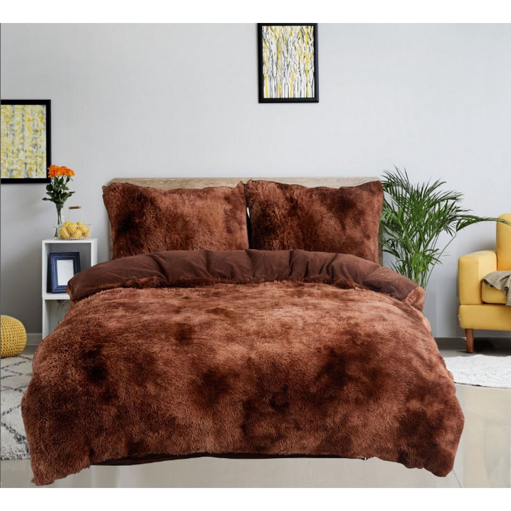 Lenjerie de pat dublu Cocolino 4 piese, Super Pufoasa LFS10 LENJERII COCOLINO FLUFFY 4 PIESE