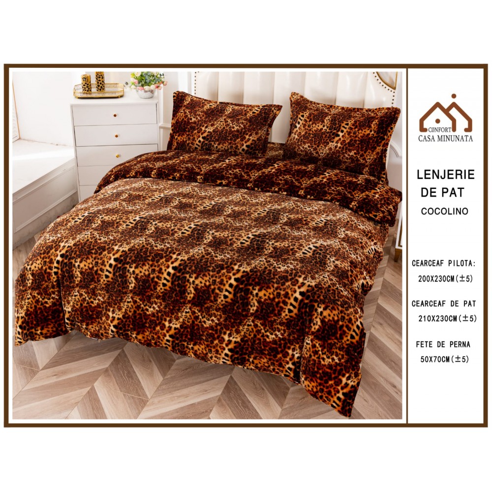 Lenjerie de pat cocolino 4 piese LCP2 Lenjerii cocolino 4 piese