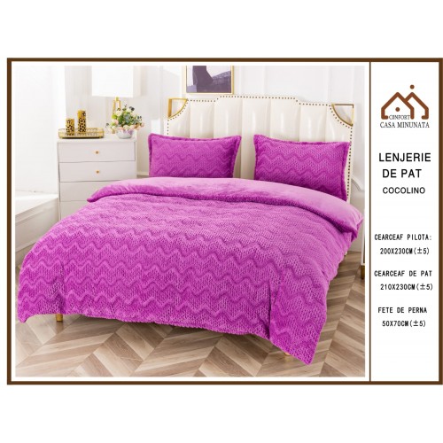 Lenjerie de pat cocolino 4 piese LCP16