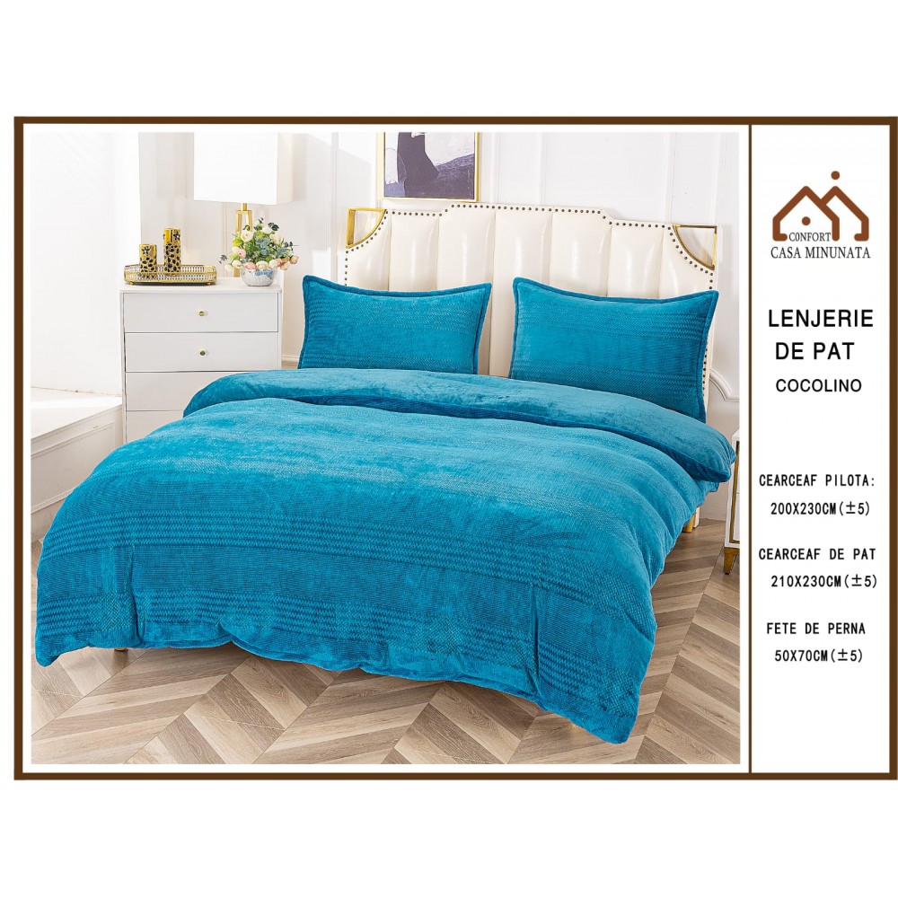 Lenjerie de pat cocolino 4 piese LCP21 Lenjerii cocolino 4 piese