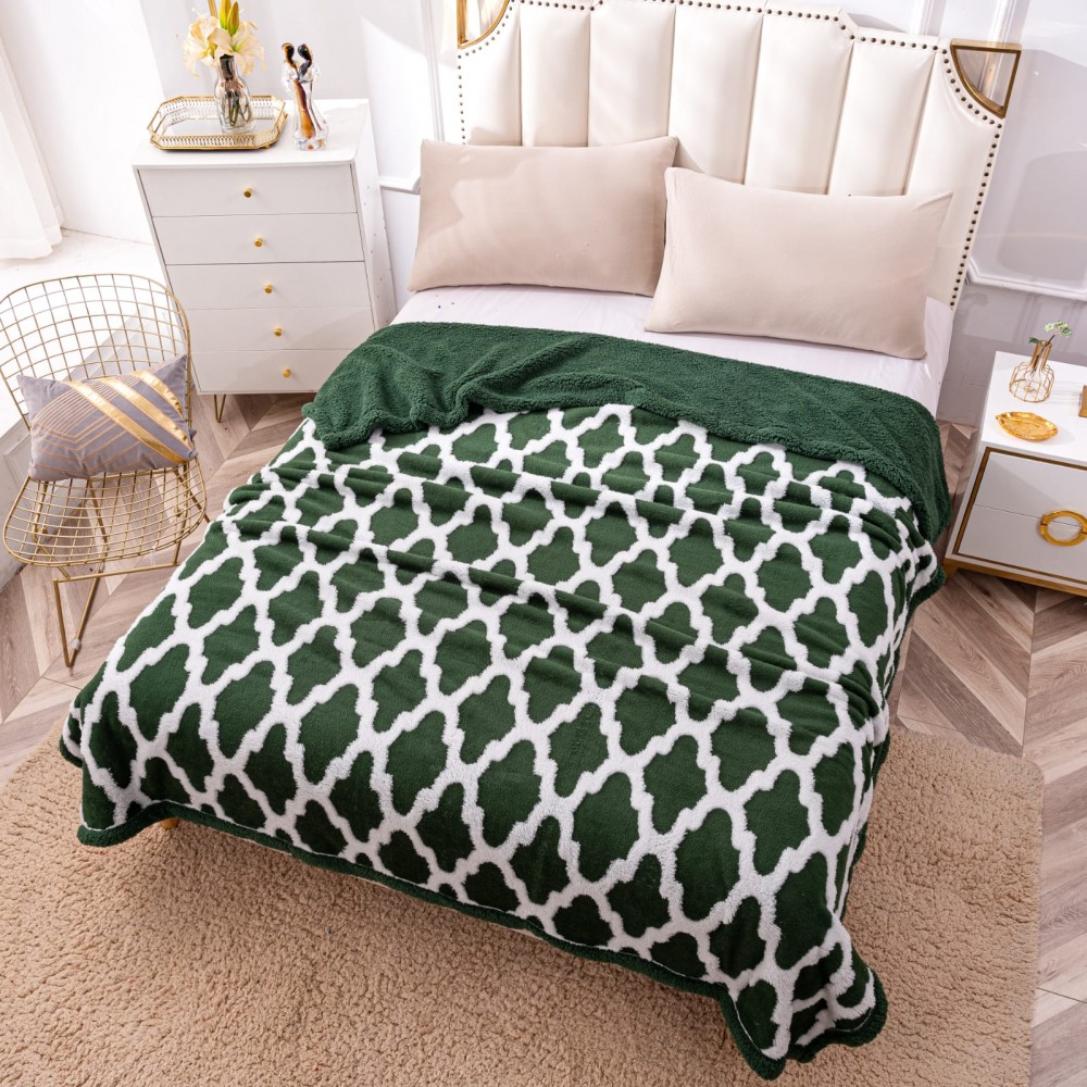 Patura CoCoLiNo Serpuit cu blanita, tip Tricotaj impletit, 200x230cm,Pptk11 PATURI CU BLANITA TIP TRICOTAJ