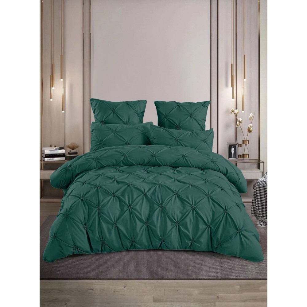 Lenjerie Pat Simpla, Bumbac Finet Premium, LF6PPP1 Lenjerii finet 6 piese uni pliuri 3d
