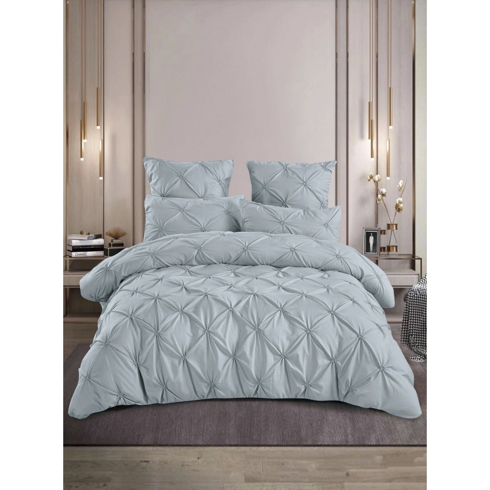 Lenjerie Pat Simpla, Bumbac Finet Premium, LF6PPP5 Lenjerii finet 6 piese uni pliuri 3d