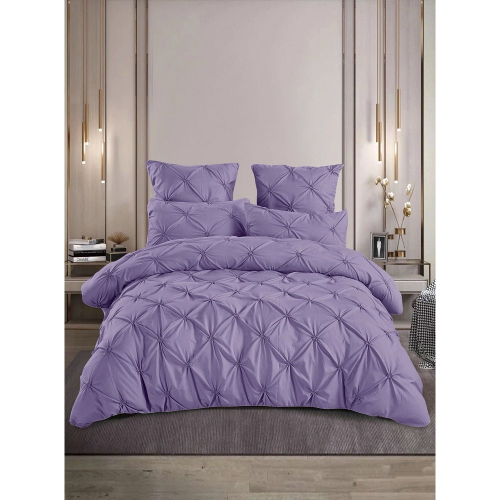 Lenjerie Pat Simpla, Bumbac Finet Premium, LF6PPP6 Lenjerii finet 6 piese uni pliuri 3d
