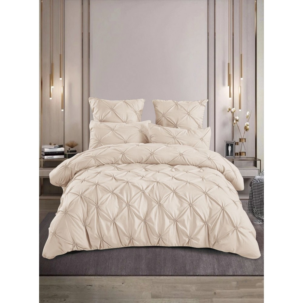 Lenjerie Pat Simpla, Bumbac Finet Premium, LF6PPP8 Lenjerii finet 6 piese uni pliuri 3d