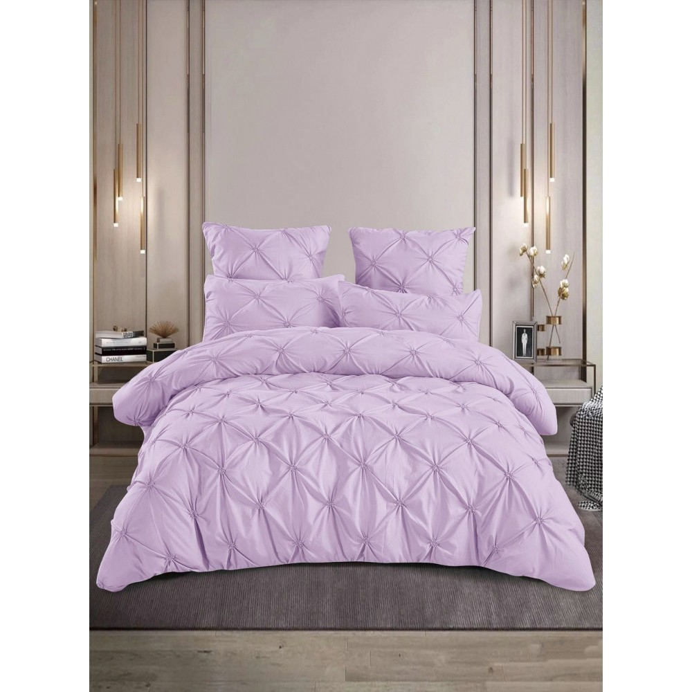 Lenjerie Pat Simpla, Bumbac Finet Premium, LF6PPP11 Lenjerii finet 6 piese uni pliuri 3d