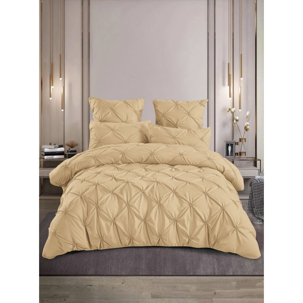 Lenjerie Pat Simpla, Bumbac Finet Premium, LF6PPP12 Lenjerii finet 6 piese uni pliuri 3d
