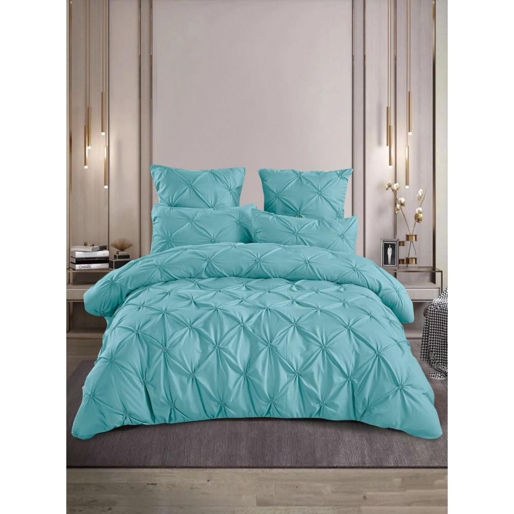 Lenjerie Pat Simpla, Bumbac Finet Premium, LF6PPP14 Lenjerii finet 6 piese uni pliuri 3d