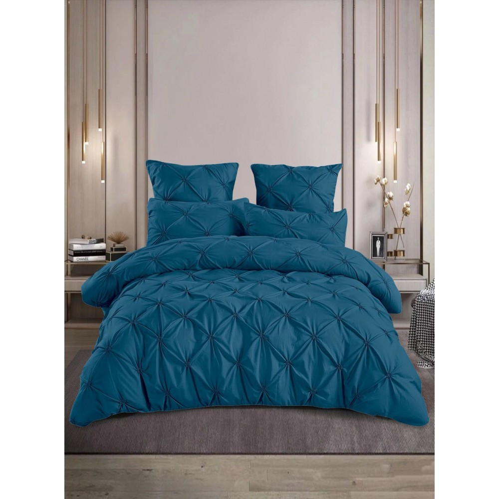 Lenjerie Pat Simpla, Bumbac Finet Premium, LF6PPP16 Lenjerii finet 6 piese uni pliuri 3d