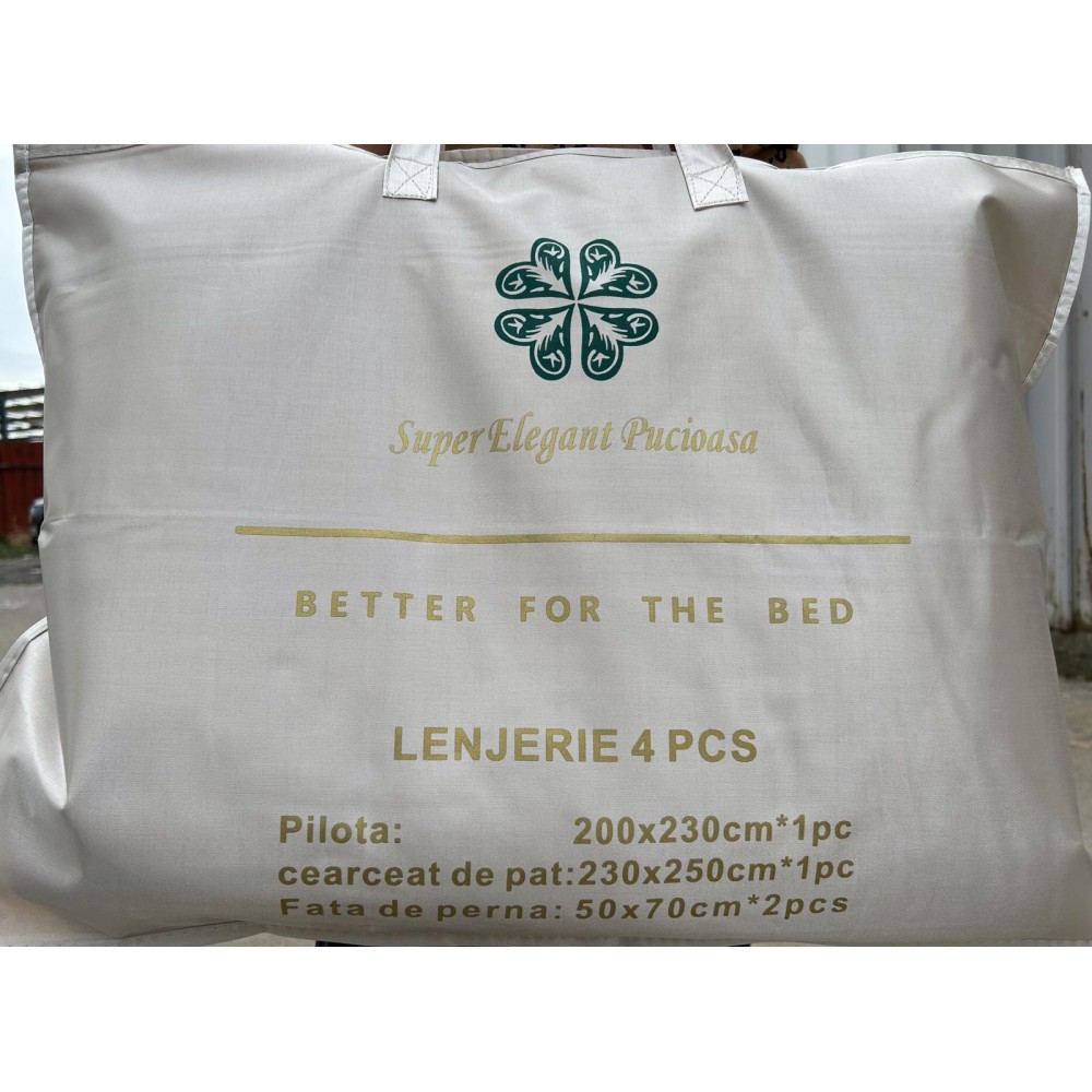 Set pat Luxury 4 Piese din Catifea LC4P7 LENJERII CATIFEA 4 PIESE