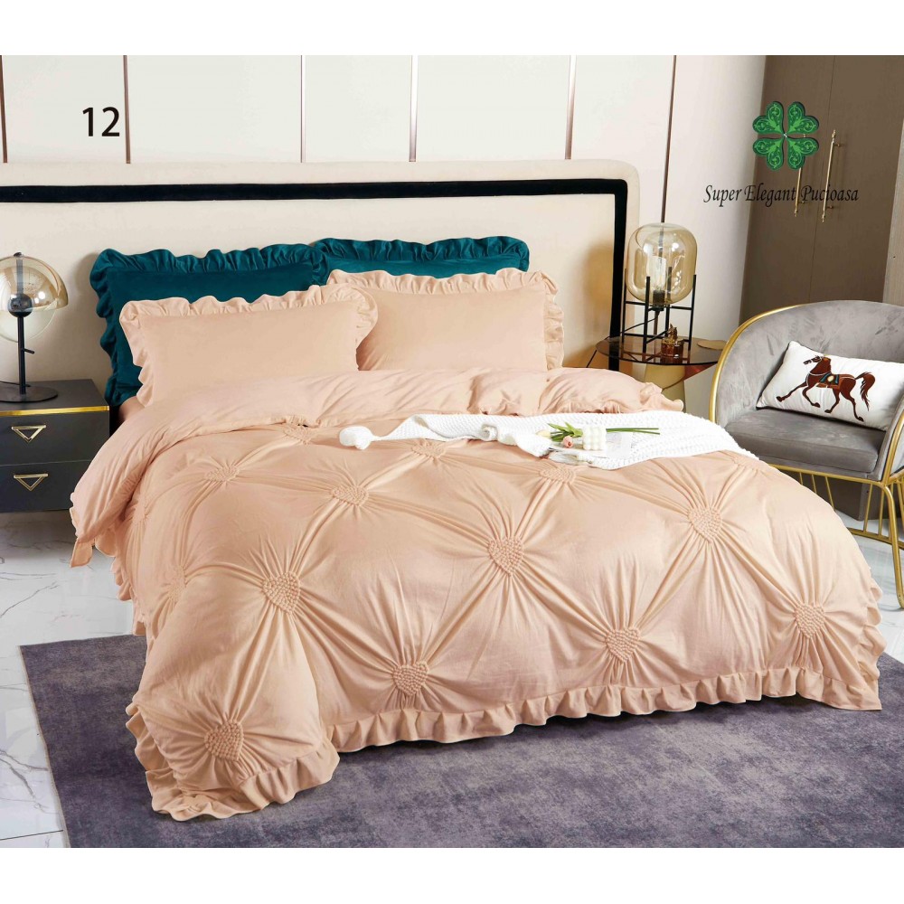 Set pat Luxury 4 Piese din Catifea LC4P11 LENJERII CATIFEA 4 PIESE