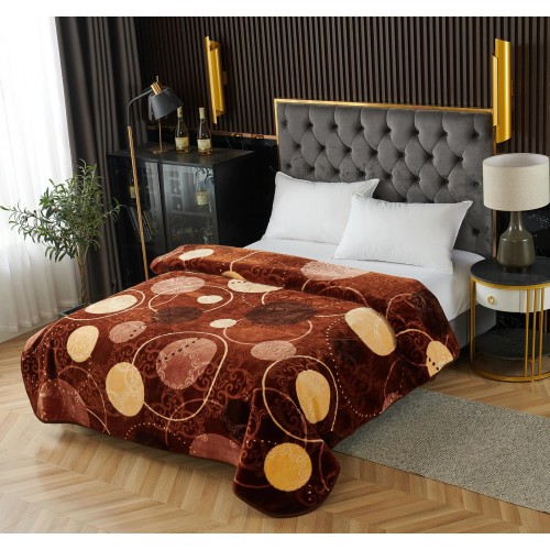 Patura groasa 200X240cm, culoare uni, gofrata PGI18