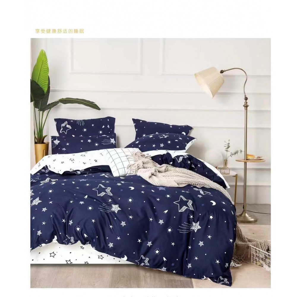 Lenjerie de pat 4 Piese Bumbac finetat OTL1 Oferta Trio