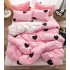Lenjerie de pat 4 Piese Bumbac finetat OTL8