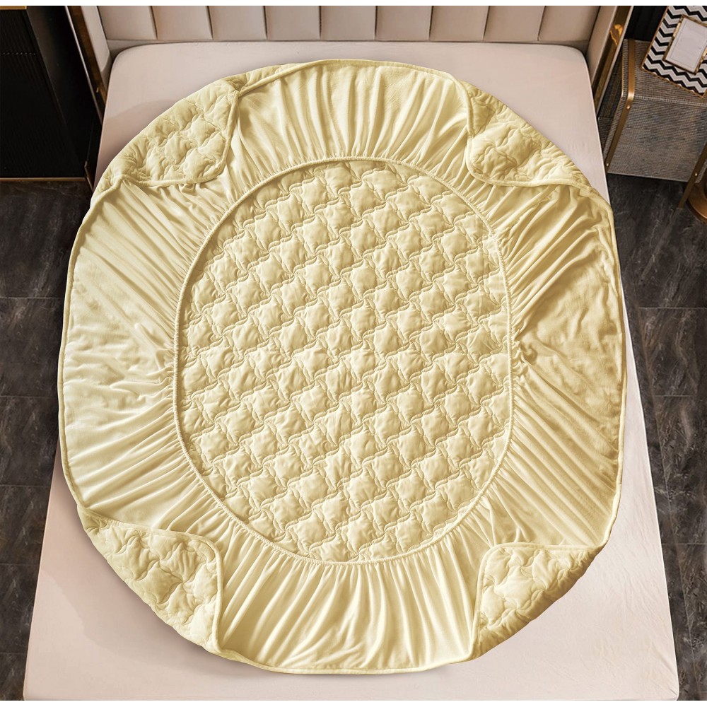 Huse/Topper pentru saltea cu elastic 140x200 HTJ1401 Huse catifea TOPPER pt saltea cu elastic 140x200