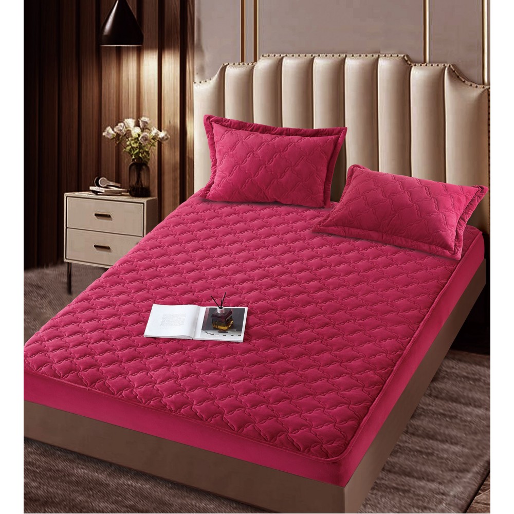 Huse/Topper pentru saltea cu elastic 140x200 HTJ1402 Huse catifea TOPPER pt saltea cu elastic 140x200