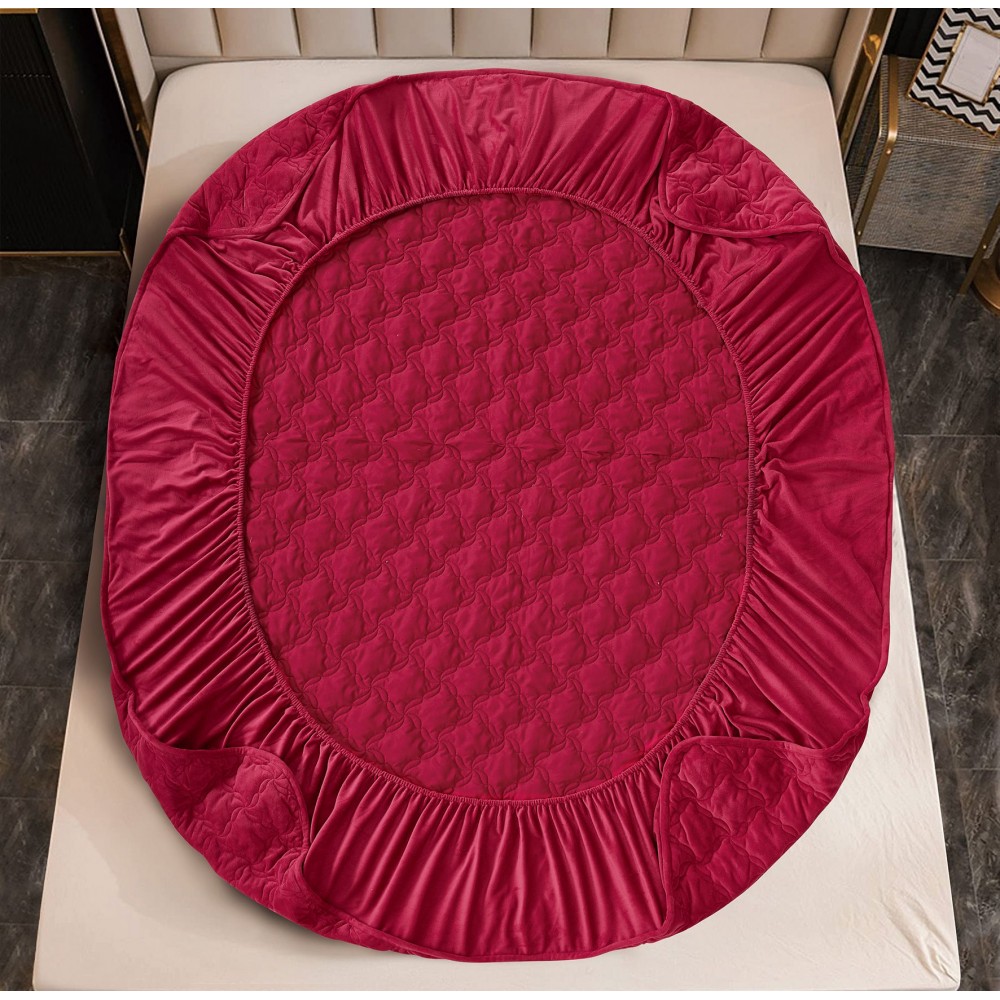 Huse/Topper pentru saltea cu elastic 140x200 HTJ1402 Huse catifea TOPPER pt saltea cu elastic 140x200