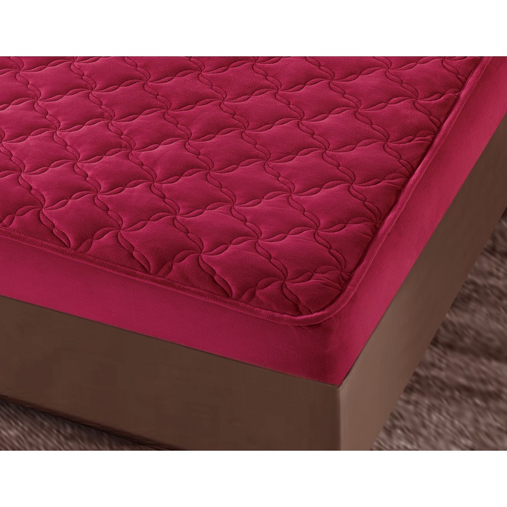 Huse/Topper pentru saltea cu elastic 140x200 HTJ1402 Huse catifea TOPPER pt saltea cu elastic 140x200