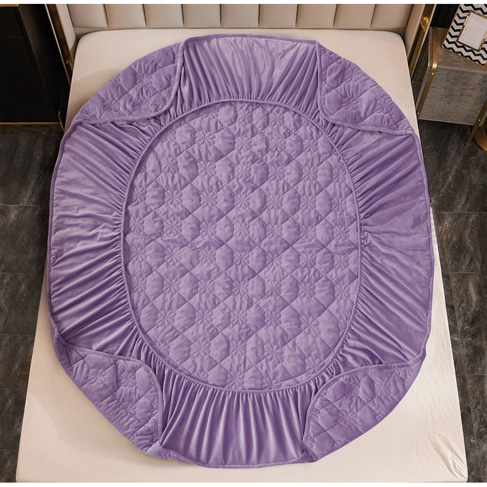 Huse/Topper pentru saltea cu elastic 140x200 HTJ1405 Huse catifea TOPPER pt saltea cu elastic 140x200