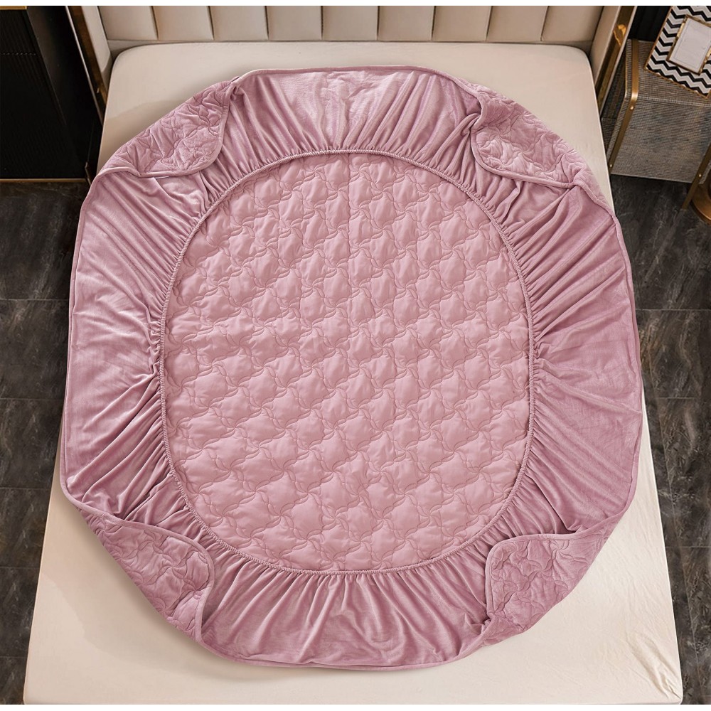 Huse/Topper pentru saltea cu elastic 140x200 HTJ1410 Huse catifea TOPPER pt saltea cu elastic 140x200