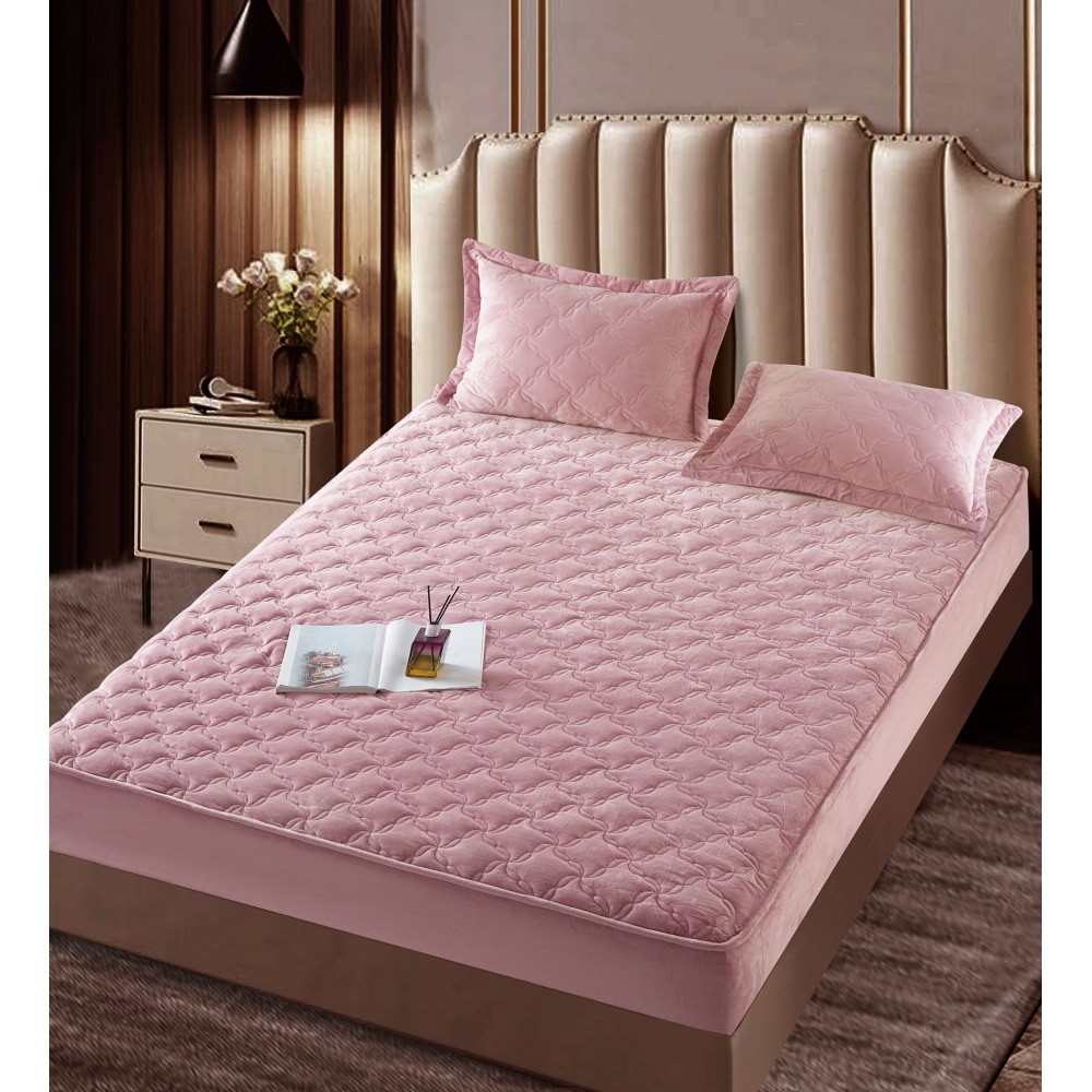 Huse/Topper pentru saltea cu elastic 140x200 HTJ1410 Huse catifea TOPPER pt saltea cu elastic 140x200