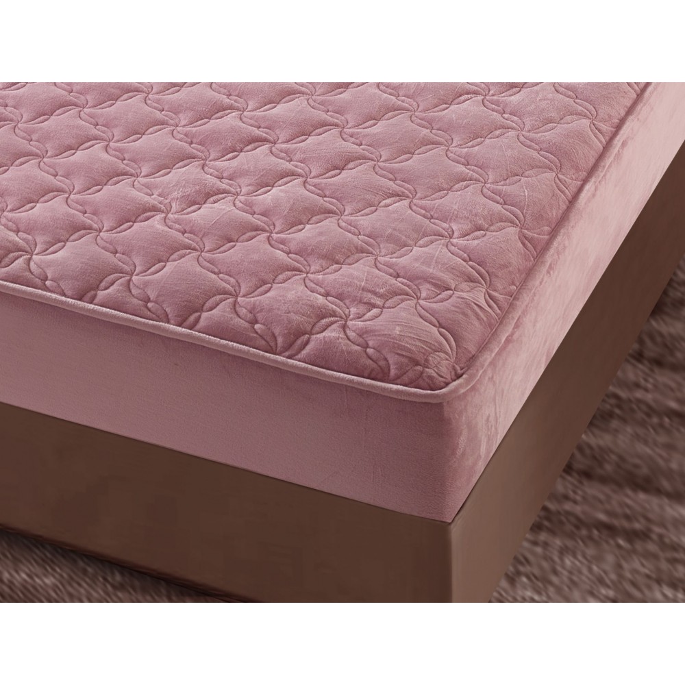 Huse/Topper pentru saltea cu elastic 140x200 HTJ1410 Huse catifea TOPPER pt saltea cu elastic 140x200