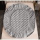 Huse/Topper pentru saltea cu elastic 140x200 HTJ1411 Huse catifea TOPPER pt saltea cu elastic 140x200