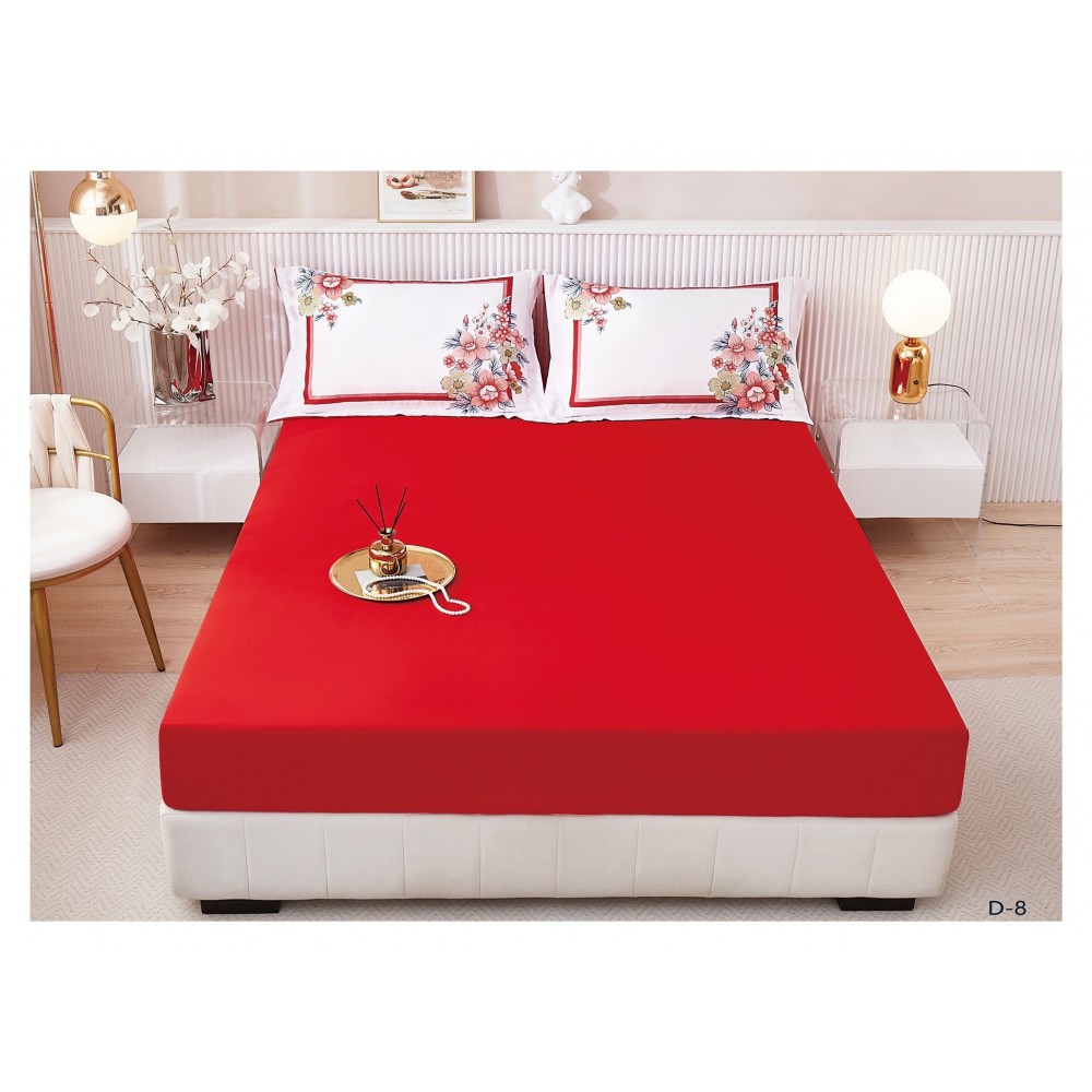 Husa Finet Elastic 160x200 + 2 Fete de perna 50x70 CVAD8 HUSE FINET 160 X 200