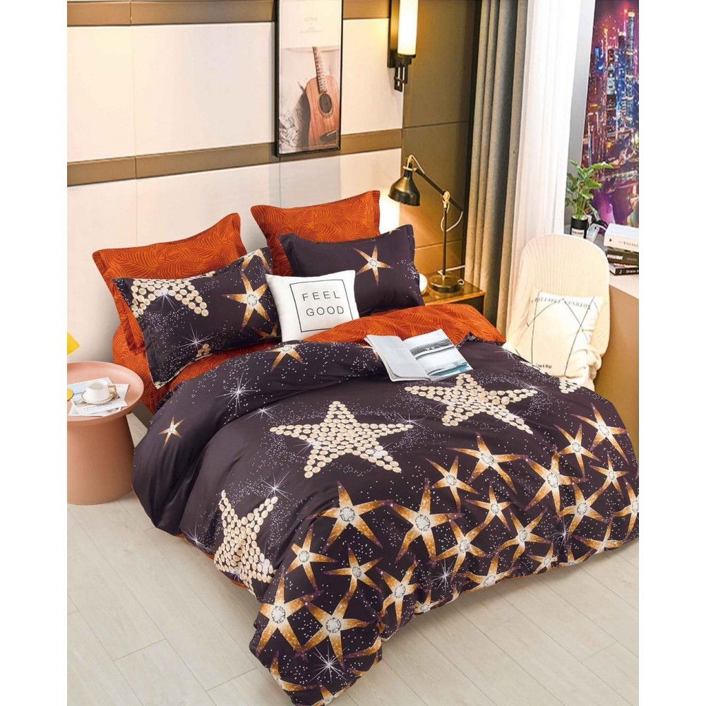 Lenjerie de pat 4 Piese Bumbac finetat OTL17 Oferta Trio