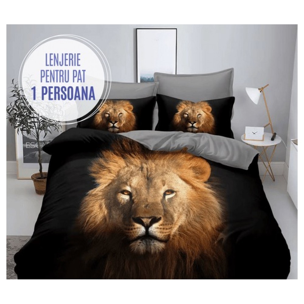 Lenjerie Pat 1 persoana FINET Y1P3 LENJERII DIN FINET 4 PIESE  /  1 PERSOANA PREMIUM