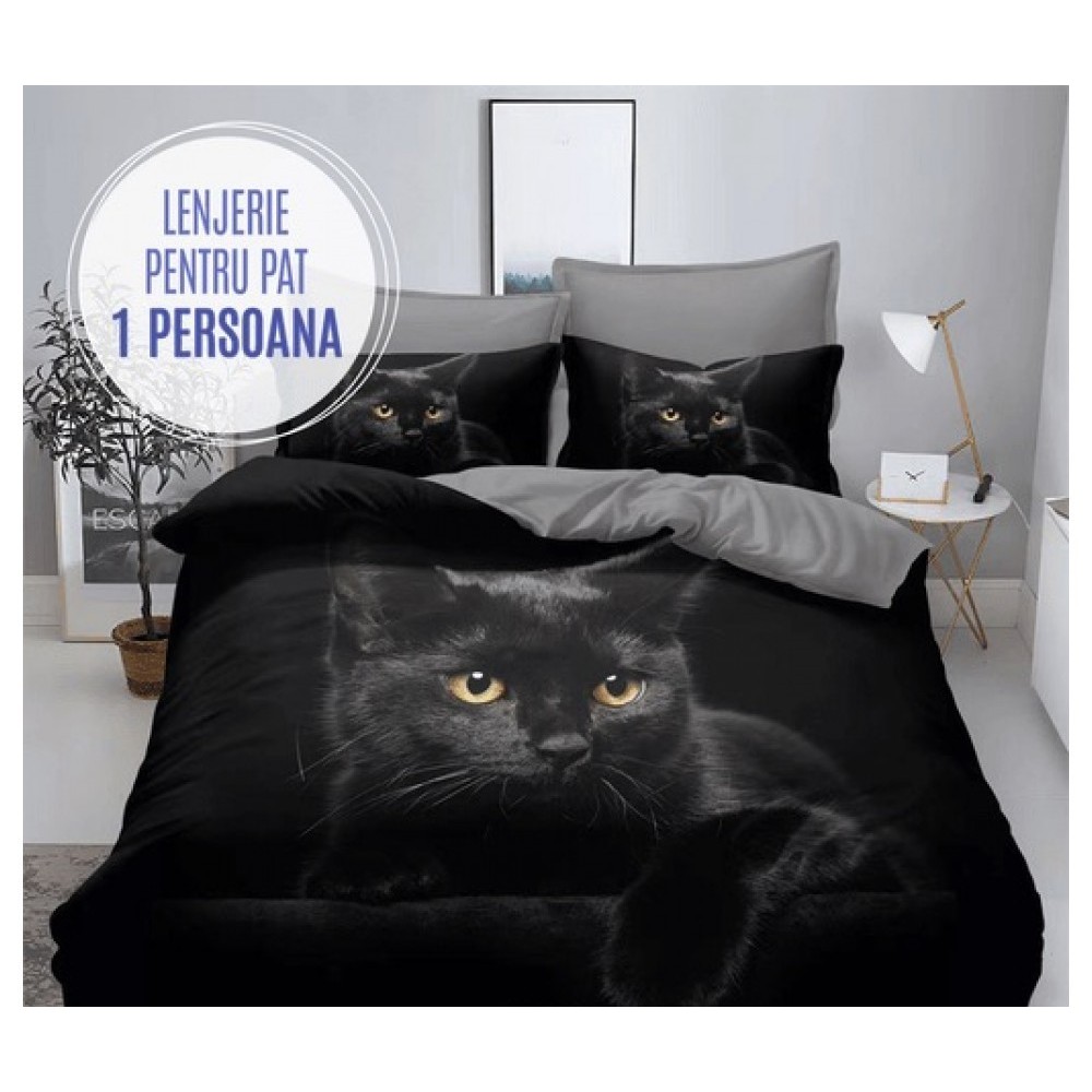 Lenjerie Pat 1 persoana FINET Y1P4 LENJERII DIN FINET 4 PIESE  /  1 PERSOANA PREMIUM