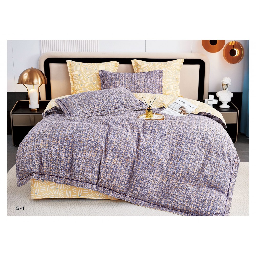 Lenjerie de pat bumbac finet Luxury – 6 piese LF6PC87 Lenjerii din finet 6 piese