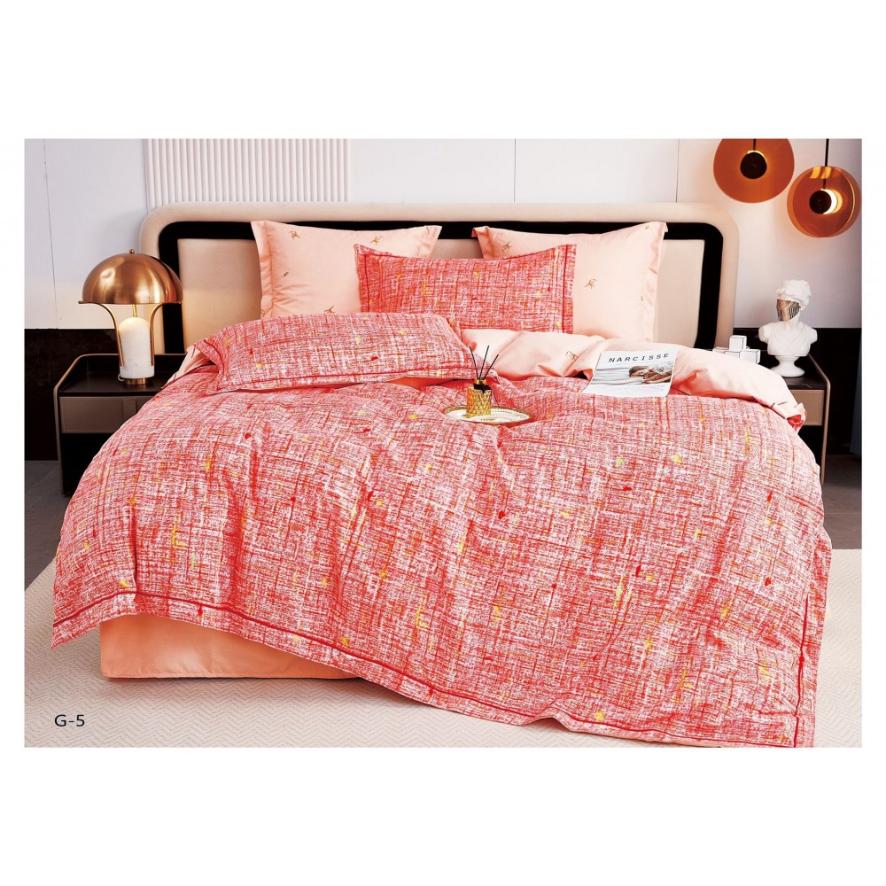 Lenjerie de pat bumbac finet Luxury – 6 piese LF6PC89 Lenjerii din finet 6 piese
