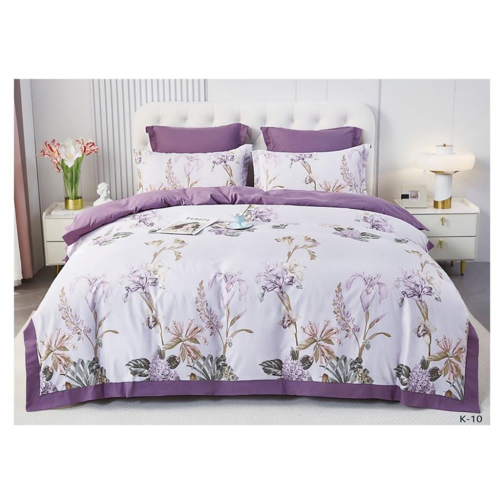 Lenjerie de pat bumbac finet Luxury – 6 piese LF6PC102 Lenjerii din finet 6 piese