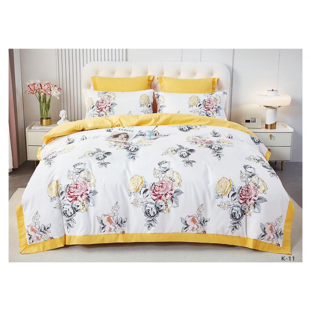Lenjerie de pat bumbac finet Luxury – 6 piese LF6PC103 Lenjerii din finet 6 piese