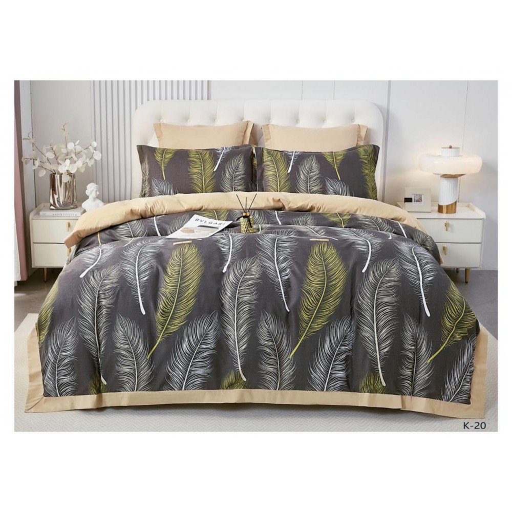 Lenjerie de pat bumbac finet Luxury – 6 piese LF6PC104 Lenjerii din finet 6 piese