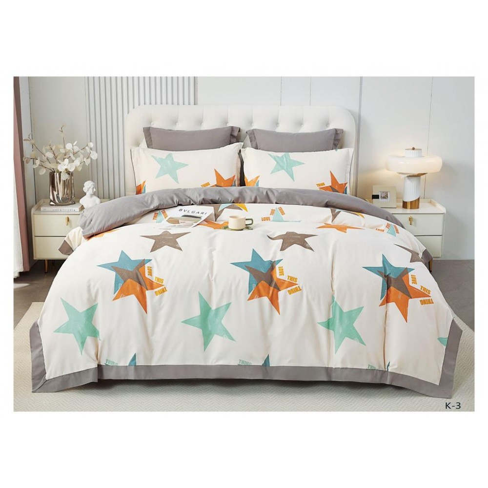 Lenjerie de pat bumbac finet Luxury – 6 piese LF6PC109 Lenjerii din finet 6 piese