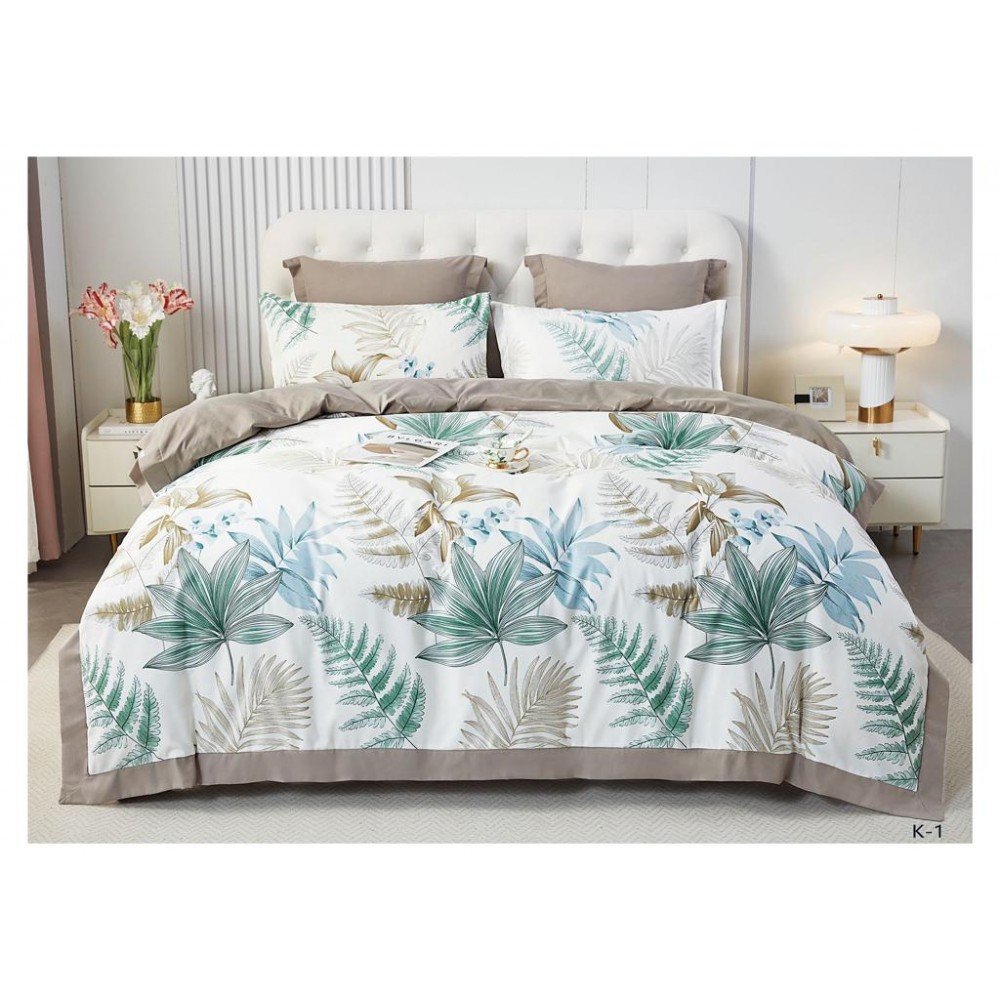 Lenjerie de pat bumbac finet Luxury – 6 piese LF6PC111 Lenjerii din finet 6 piese