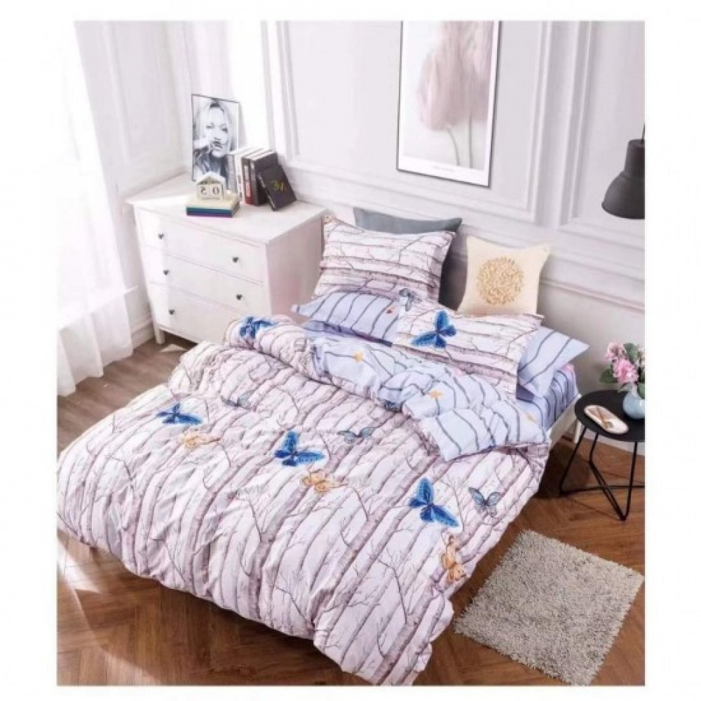Lenjerie de pat 4 Piese Bumbac finetat OTL33 Oferta Trio