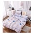 Lenjerie de pat 4 Piese Bumbac finetat OTL33