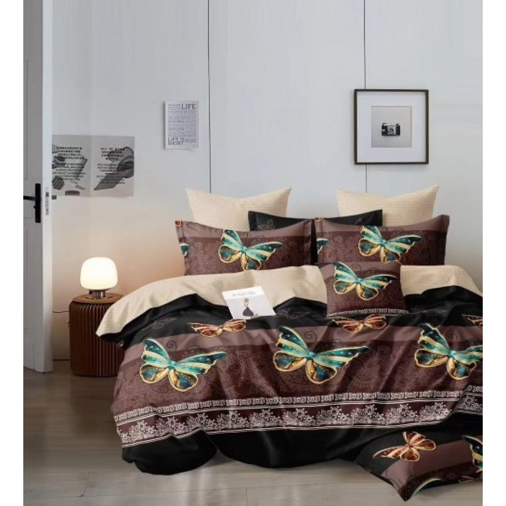 Lenjerie de pat 4 Piese Bumbac finetat OTL29 Oferta Trio