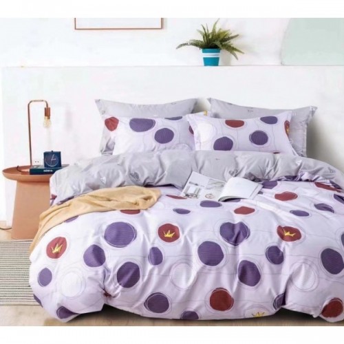 Lenjerie de pat 4 Piese Bumbac finetat OTL34